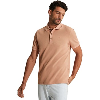 Short sleeve polo regular fit tw Cafe Creme