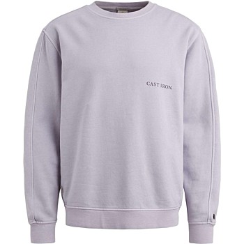 Long sleeve r-neck relaxed fit swe Cosmic Sky