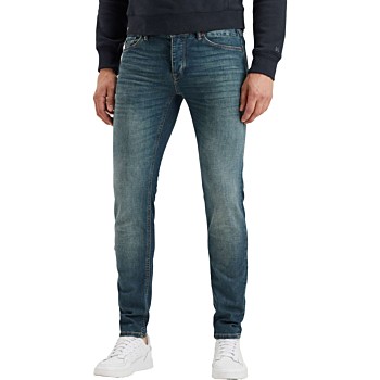 RISER SLIM WORN-IN BLUE DENIM WBD