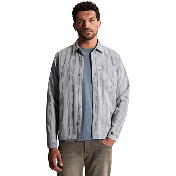 Long sleeve shirt Jacquard Stretch Harbor Mist