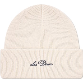 Wayne Embroidered Beanie Ivory