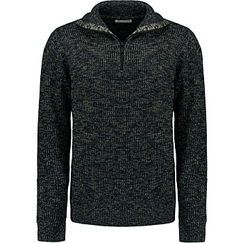 Pullover Half Zipper High Neck 3 Co Night