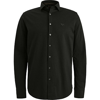 LONG SLEEVE SHIRT Satin Jersey Black