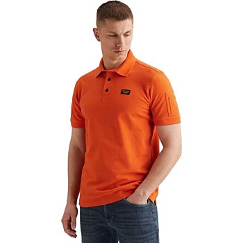 Short sleeve polo American Classic Flame