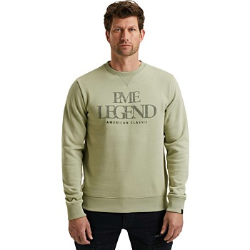 Crewneck 3t cross fleece Desert Sage