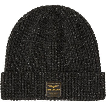 Beanie Wool blend Obsidian