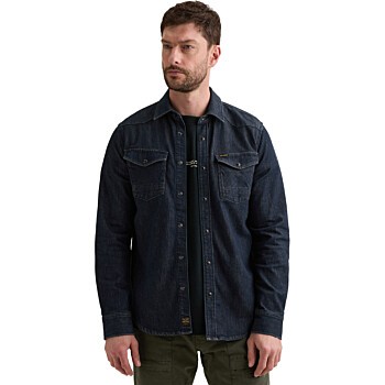 DENIM SHIRTS BLUE CLEAN STAR Blue Coated Summer