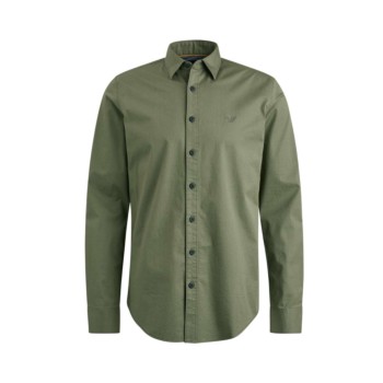 Overhemd lange mouw deep lichen green