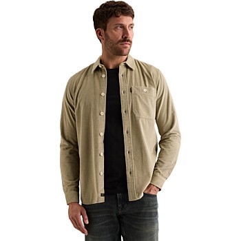 Long sleeve shirt Dobby Corduroy Abbey Stone