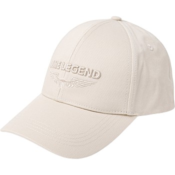 Cap Twill with embroidery Bone White