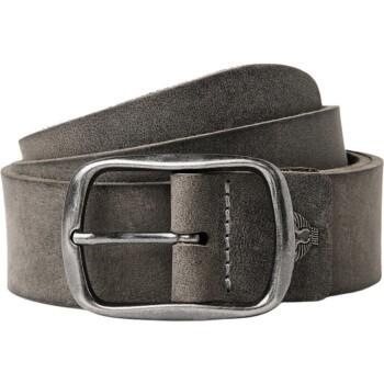 Belt Leather cut out Antracite