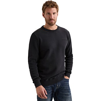 Crewneck sweat knit combination Salute