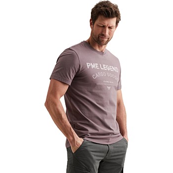 Short sleeve r-neck single jersey Moonscape