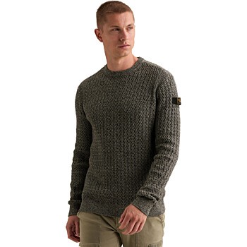 R-neck mouline structure Salute