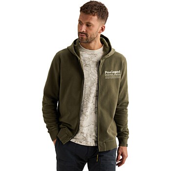 Hooded dry peached fleece gd Kalamata