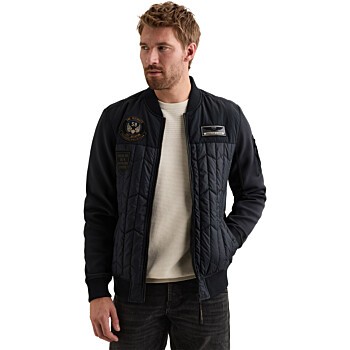 Bomber jacket interlock nylon bomb Salute