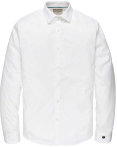 Long sleeve shirt comfort satin white