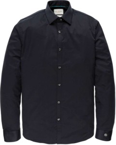 Long sleeve shirt comfort satin black