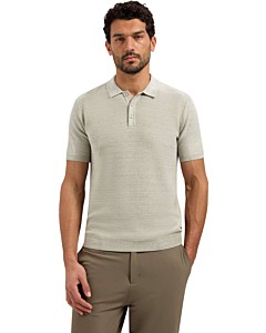 Pullover Short Sleeve  Polo Taupe