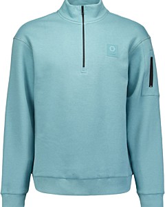 Sweater Half Zip Seablue