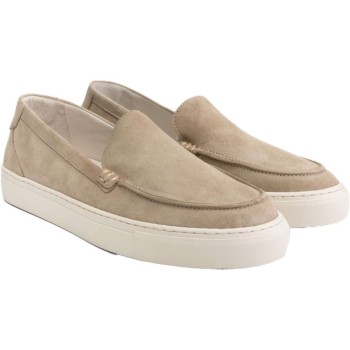 Casual penny loafer suede