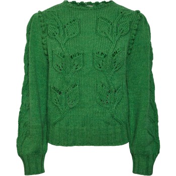 Forest ls knit pullover s. fern green