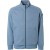 Sweater full zip high neck square j washed blue