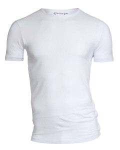 Basis t-shirt ronde hals bodyfit wit