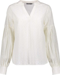 Top off-white broderie