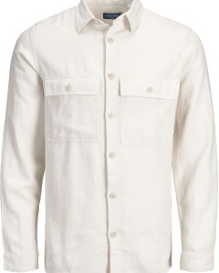 Gordon linen overshirt ls whisper white//comfo