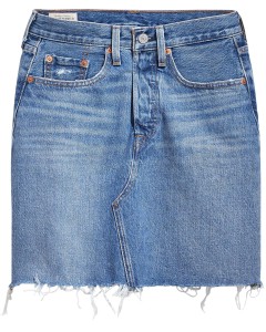 Bfly  denim skirt stuck in the middle