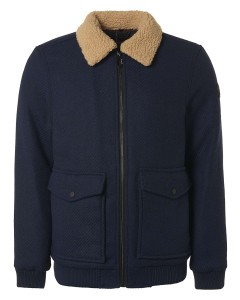 Jacket short fit with wool detachab night
