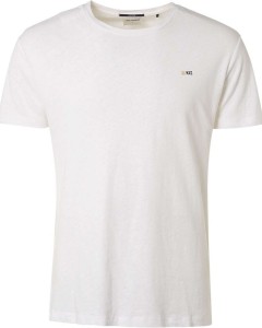 T-shirt crewneck with linen white