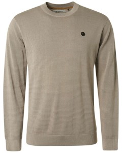 Pullover crewneck relief garment dy stone