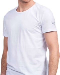 R-neck r-neck basic t-shirt white