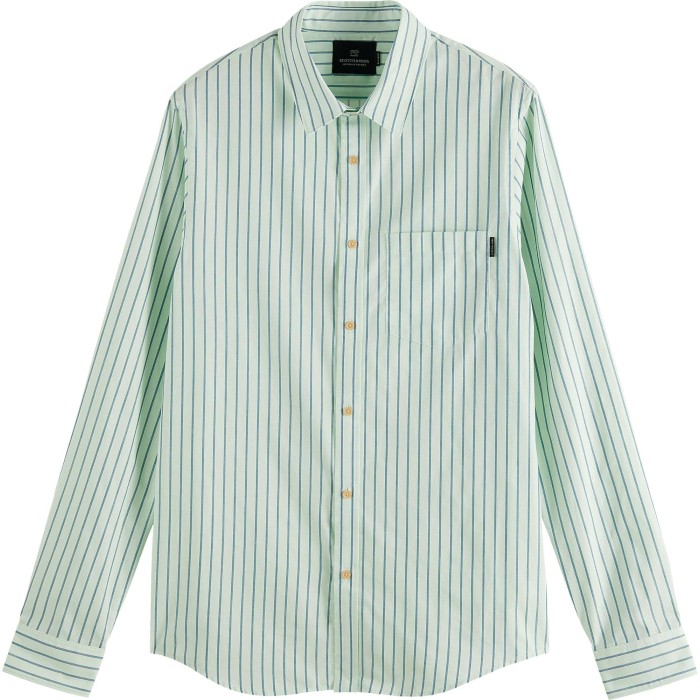 Relaxed fit- shirt in yarn-dyed pat combo d